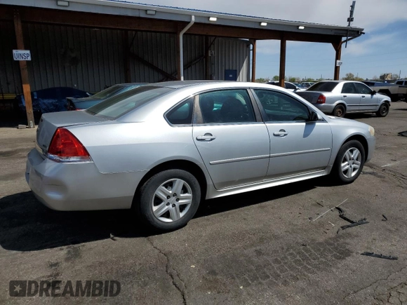 2011 Chevrolet Impala LS Fleet with VIN 2G1WF5EK2B1272419, listed as a Copart auction lot 53912305 with 83,841 mi miles and Salvage Title. Bid and sale history available at DreamBid. Image 3.