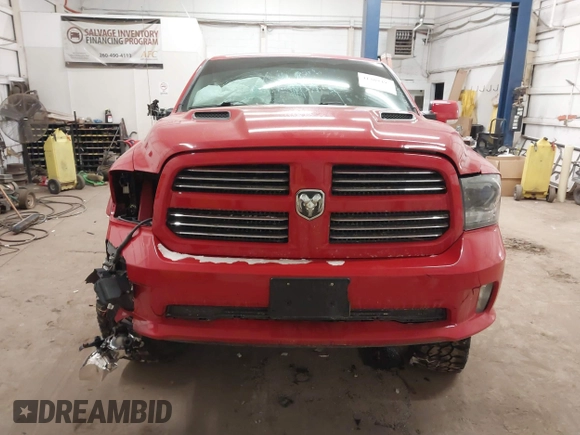 2015 Ram 1500 Sport with VIN 1C6RR7MT3FS577054, listed as a IAAI auction lot 41389495 with 83,467 mi miles and . Bid and sale history available at DreamBid. Image 12.