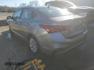 2021 Hyundai Accent SEL with VIN 3KPC24A61ME147734, listed as a Copart auction lot 46595075 with 66,553 mi miles and Salvage Title. Bid and sale history available at carsss.com. Image 2.