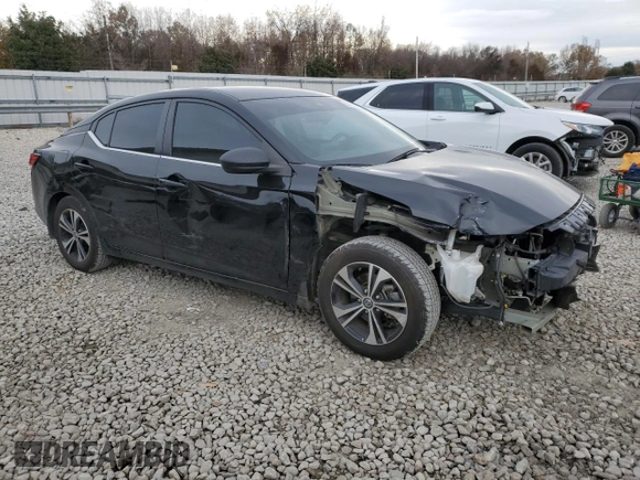 2021 Nissan Sentra SV with VIN 3N1AB8CV9MY296641, listed as a Copart auction lot 84894754 with 59,003 mi miles and Salvage Title. Bid and sale history available at carsss.com. Image 4.