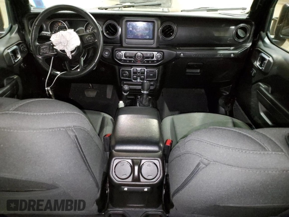 2021 Jeep Wrangler Unlimited Sport Altitude with VIN 1C4HJXDN0MW709609, listed as a Copart auction lot 84148934 with Not provided miles and Salvage title. Bid and sale history available at DreamBid. Image 8.