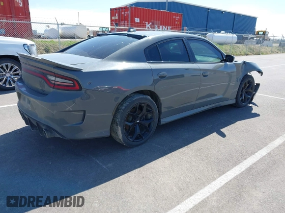 2019 Dodge Charger GT with VIN 2C3CDXHG2KH691868, listed as a IAAI auction lot 41943147 with 94,365 mi miles and . Bid and sale history available at DreamBid. Image 4.