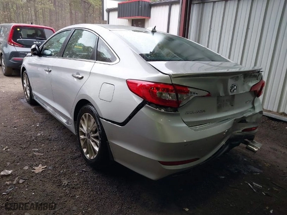 2015 Hyundai Sonata 2.4L Sport with VIN 5NPE34AF9FH194076, listed as a IAAI auction lot 41723593 with 96,118 mi miles. Bid and sale history available at carsss.com. Image 3.