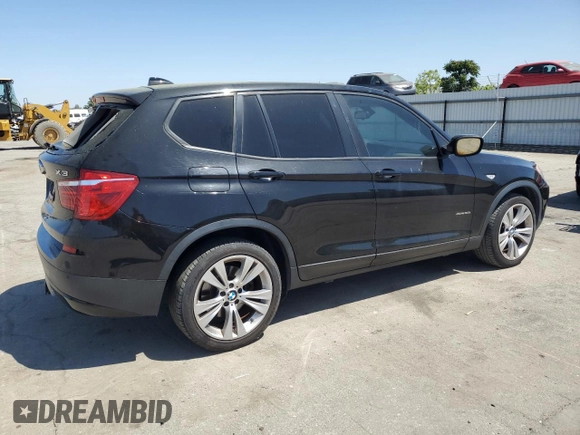 2014 BMW X3 xDrive35i with VIN 5UXWX7C50E0E75288, listed as a Copart auction lot 54365825 with Not Provided miles and Salvage Title. Bid and sale history available at DreamBid. Image 3.