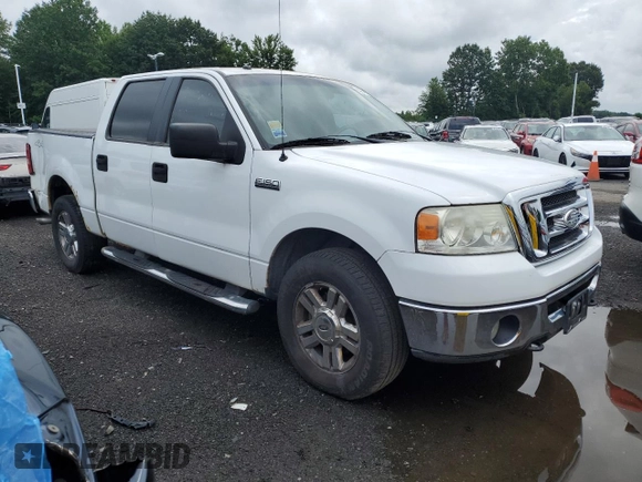 2007 Ford F-150 XLT with VIN 1FTPW14V47FA65529, listed as a Copart auction lot 63643785 with 165,445 mi miles and Clean title. Bid and sale history available at DreamBid. Image 4.