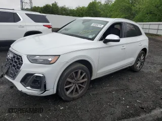 2021 Audi SQ5 Premium Plus with VIN WA1B4AFY9M2029016, listed as a Copart auction lot 53489214 with 23,306 mi miles and Salvage Title. Bid and sale history available at DreamBid. Image 1.