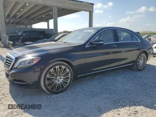 2015 Mercedes-Benz S 550 with VIN WDDUG8CB7FA088112, listed as a Copart auction lot 56037515 with 62,758 mi miles and Salvage title. Bid and sale history available at DreamBid. Image 1.