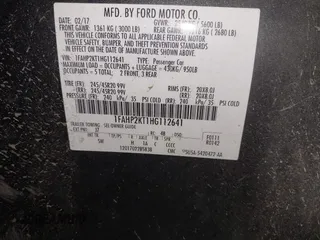 2017 Ford Taurus SHO with VIN 1FAHP2KT1HG112641, listed as a IAAI auction lot 42247762 with 117,908 mi miles and . Bid and sale history available at DreamBid. Image 9.