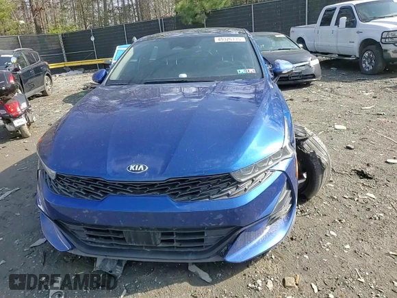 2021 Kia K5 GT-Line with VIN 5XXG64J27MG057806, listed as a Copart auction lot 49326135 with 44,642 mi miles and Salvage Title. Bid and sale history available at carsss.com. Image 10.
