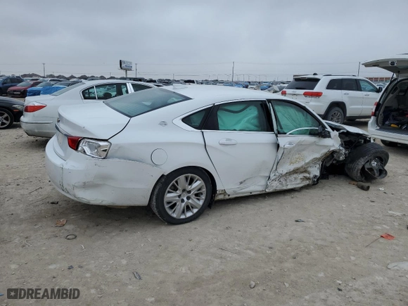 2017 Chevrolet Impala LS with VIN 2G11X5S36H9184326, listed as a Copart auction lot 46791605 with 164,600 mi miles and Salvage Title. Bid and sale history available at carsss.com. Image 3.