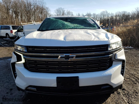 2021 Chevrolet Tahoe RST with VIN 1GNSKRKDXMR467023, listed as a Copart auction lot 85567584 with 19,760 mi miles and Salvage Title. Bid and sale history available at carsss.com. Image 5.