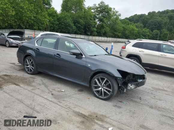 2018 Lexus GS 350 with VIN JTHCZ1BL2JA009907, listed as a Copart auction lot 63621575 with 29,645 mi miles and Salvage title. Bid and sale history available at DreamBid. Image 4.