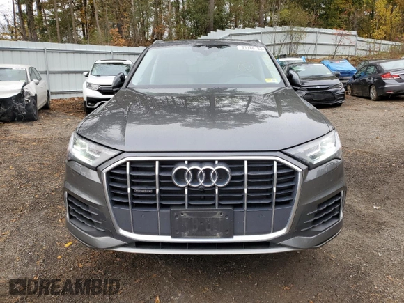 2020 Audi Q7 Premium with VIN WA1AXAF71LD001742, listed as a Copart auction lot 71186783 with 45,838 mi miles. Bid and sale history available at carsss.com. Image 5.
