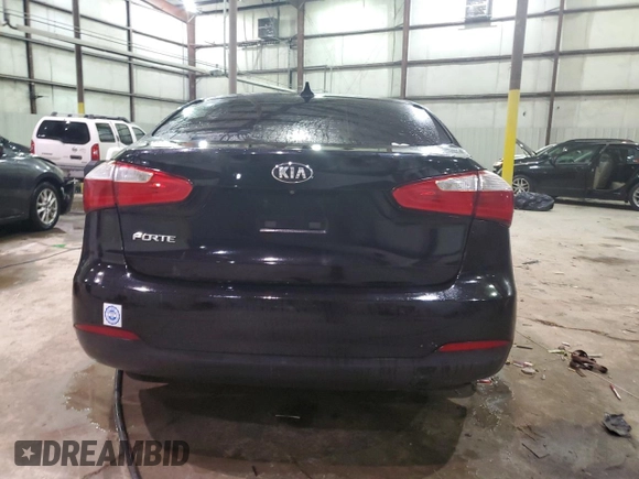 2016 Kia Forte LX with VIN KNAFX4A66G5504272, listed as a Copart auction lot 42122615 with 126,645 mi miles and Salvage Title. Bid and sale history available at carsss.com. Image 6.