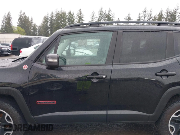 2017 Jeep Renegade Deserthawk with VIN ZACCJBCB3HPF49135, listed as a IAAI auction lot 42291172 with 162,356 mi miles and . Bid and sale history available at DreamBid. Image 14.