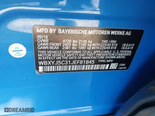 2018 BMW X2 xDrive28i with VIN WBXYJ5C31JEF81845, listed as a IAAI auction lot 41454832 with 109,330 mi miles. Bid and sale history available at carsss.com. Image 9.