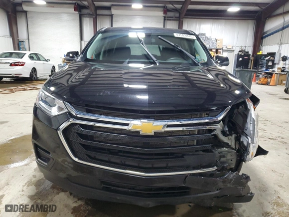2021 Chevrolet Traverse LS with VIN 1GNEVFKW4MJ224763, listed as a Copart auction lot 47583845 with 53,590 mi miles and Salvage Title. Bid and sale history available at carsss.com. Image 5.