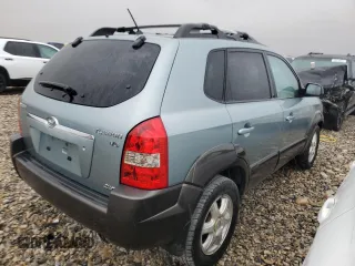 2005 Hyundai Tucson GLS with VIN KM8JN72DX5U214908, listed as a Copart auction lot 76346024 with 152,677 mi miles and Salvage Title. Bid and sale history available at carsss.com. Image 3.