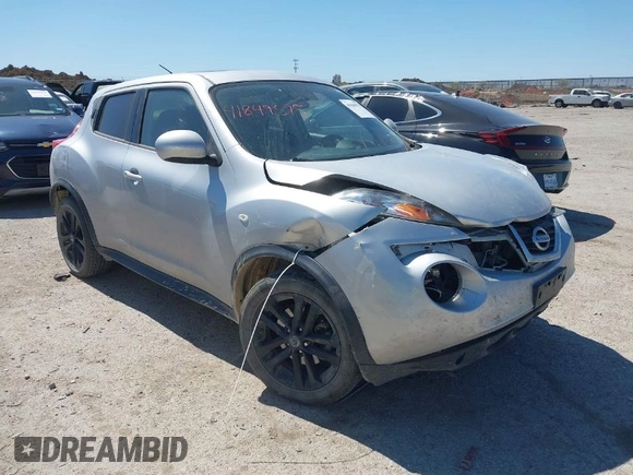 2014 Nissan Juke S with VIN JN8AF5MRXET358113, listed as a IAAI auction lot 41849575 with 137,809 mi miles. Bid and sale history available at carsss.com. Image 1.