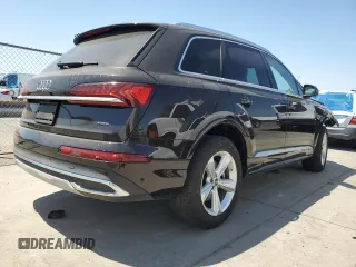 2023 Audi Q7 Premium Plus with VIN WA1LCBF74PD015442, listed as a Copart auction lot 57812485 with 25,117 mi miles and Salvage title. Bid and sale history available at DreamBid. Image 3.