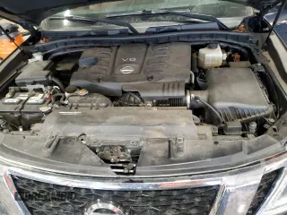2018 Nissan Armada SV with VIN JN8AY2NC3J9551374, listed as a Copart auction lot 43042155 with 102,472 mi miles and Salvage Title. Bid and sale history available at carsss.com. Image 12.