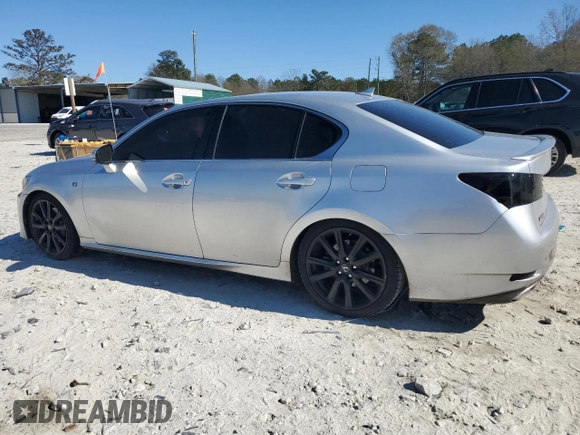 2014 Lexus GS 350 with VIN JTHCE1BL2E5020268, listed as a Copart auction lot 50106935 with 120,536 mi miles and Salvage Title. Bid and sale history available at carsss.com. Image 2.