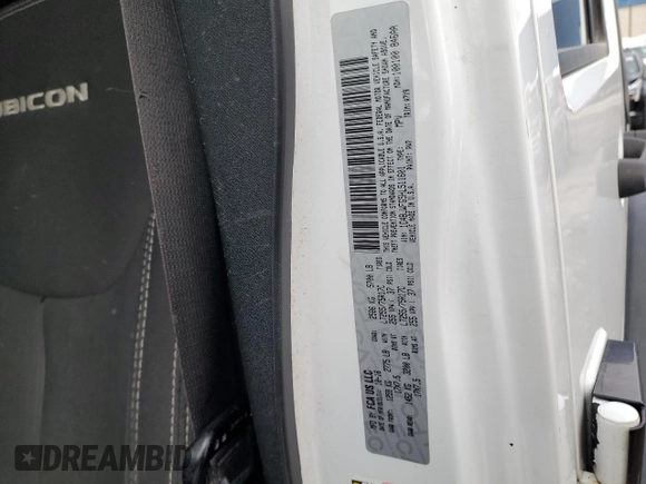 2017 Jeep Wrangler Unlimited Rubicon z VIN 1C4BJWFG5HL511601, wystawiony jako Copart lot #48223945 z przebiegiem 86 465 mil mil oraz Szkoda całkowita • Salvage title. Historia ofert i sprzedaży dostępna na DreamBid. Obrazek 13.