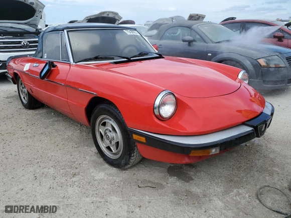 1984 Alfa Romeo Alfa Romeo Veloce with VIN ZARBA5414E1020264, listed as a Copart auction lot 75438954 with 0 mi miles and Non Repairable. Bid and sale history available at carsss.com. Image 4.
