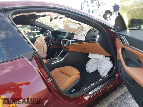 2023 BMW 4 Series M440i z VIN WBA63AW01PFN33820, wystawiony jako IAAI lot #41241907 z przebiegiem 10 789 mil mil oraz . Historia ofert i sprzedaży dostępna na DreamBid. Obrazek 5.