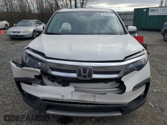 2022 Honda Pilot EX-L with VIN 5FNYF6H53NB018182, listed as a Copart auction lot 45166705 with 48,101 mi miles and Salvage Title. Bid and sale history available at carsss.com. Image 5.