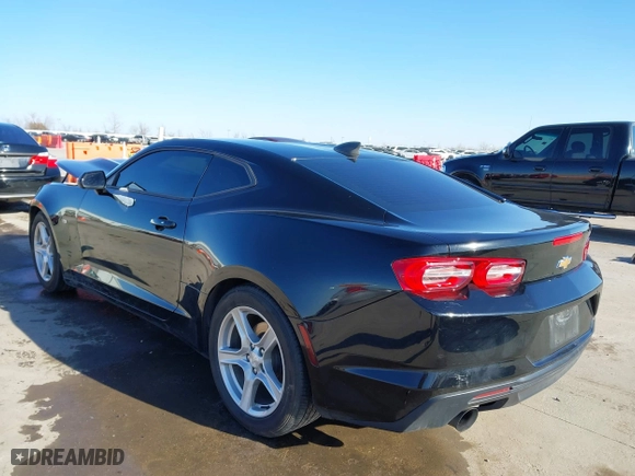 2019 Chevrolet Camaro 1LT with VIN 1G1FB1RX6K0133447, listed as a IAAI auction lot 41406255 with 125,267 mi miles. Bid and sale history available at carsss.com. Image 3.
