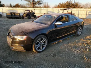 2014 Audi S5 Premium Plus with VIN WAUCGAFR3EA011402, listed as a Copart auction lot 88127245 with 117,638 mi miles and Salvage Title. Bid and sale history available at carsss.com. Image 1.