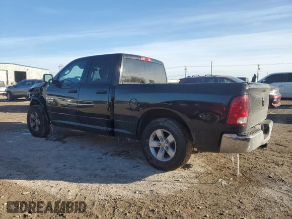 2019 Ram 1500 Classic Express with VIN 1C6RR6FT1KS723940, listed as a Copart auction lot 44444275 with 100,106 mi miles and Salvage Title. Bid and sale history available at carsss.com. Image 2.