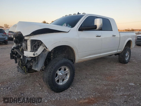 2013 Ram 2500 Laramie with VIN 3C6UR5NL0DG608021, listed as a Copart auction lot 78589874 with Not Provided miles and Salvage Title. Bid and sale history available at carsss.com. Image 1.