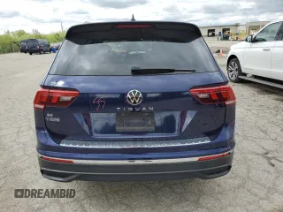 2023 Volkswagen Tiguan SE with VIN 3VVNB7AX4PM132188, listed as a Copart auction lot 55757405 with 23,698 mi miles and Salvage title. Bid and sale history available at DreamBid. Image 6.