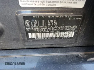 2011 Subaru Legacy Premium Power Moon z VIN 4S3BMCG60B3232513, wystawiony jako Copart lot #55879295 z przebiegiem 123 861 mil mil oraz Szkoda całkowita • Salvage title. Historia ofert i sprzedaży dostępna na DreamBid. Obrazek 12.