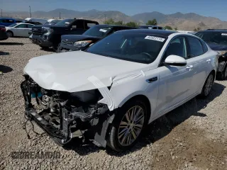 2018 Kia Optima SX with VIN 5XXGV4L26JG248550, listed as a Copart auction lot 63522115 with 50,120 mi miles and Salvage title. Bid and sale history available at DreamBid. Image 1.
