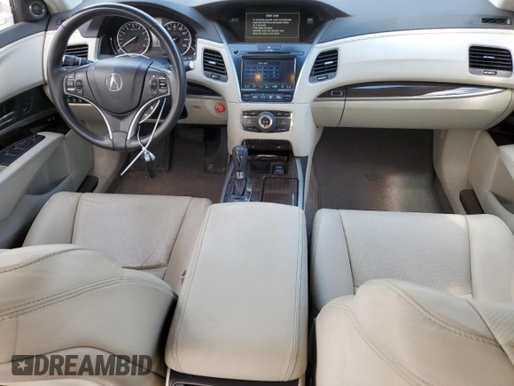 2016 Acura RLX Tech Pkg with VIN JH4KC1F51GC001822, listed as a Copart auction lot 62364984 with 118,509 mi miles and Clean Title. Bid and sale history available at carsss.com. Image 8.
