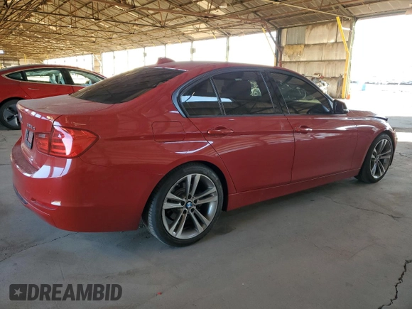 2015 BMW 3 Series 328d with VIN WBA3D3C50FK157838, listed as a Copart auction lot 82547024 with 83,216 mi miles and Salvage title. Bid and sale history available at DreamBid. Image 3.