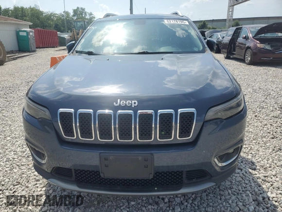 2019 Jeep Cherokee Limited with VIN 1C4PJMDX8KD456737, listed as a Copart auction lot 62178195 with 41,249 mi miles and Salvage title. Bid and sale history available at DreamBid. Image 5.