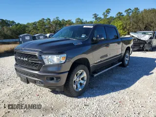2022 Ram 1500 Big Horn with VIN 1C6SRFFM6NN360998, listed as a Copart auction lot 83912664 with 59,634 mi miles and Non Repairable. Bid and sale history available at carsss.com. Image 1.
