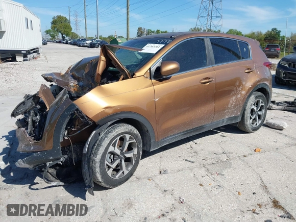 2020 Kia Sportage LX with VIN KNDPM3ACXL7742544, listed as a IAAI auction lot 41763261 with 72,172 mi miles. Bid and sale history available at carsss.com. Image 16.