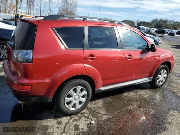 2012 Mitsubishi Outlander ES with VIN JA4AS2AW8CU030223, listed as a Copart auction lot 45006305 with 179,408 mi miles and Salvage Title. Bid and sale history available at carsss.com. Image 3.