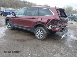 2021 Honda Pilot EX with VIN 5FNYF6H33MB080131, listed as a IAAI auction lot 41951331 with 40,919 mi miles and . Bid and sale history available at DreamBid. Image 3.