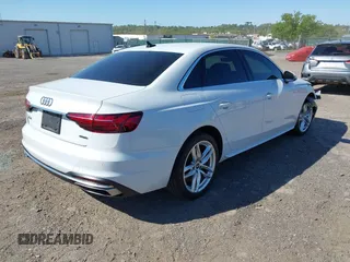 2021 Audi A4 S line Premium with VIN WAUDAAF46MN007457, listed as a IAAI auction lot 42143849 with 43,828 mi miles and . Bid and sale history available at DreamBid. Image 4.