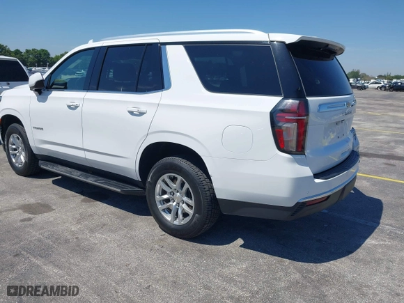 2023 Chevrolet Tahoe LT with VIN 1GNSCNKD2PR295967, listed as a IAAI auction lot 41859502 with 47,476 mi miles. Bid and sale history available at carsss.com. Image 3.