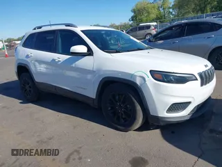 2020 Jeep Cherokee Latitude with VIN 1C4PJMCB0LD502665, listed as a IAAI auction lot 42165000 with 65,159 mi miles and . Bid and sale history available at DreamBid. Image 1.