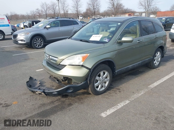 2008 Honda CR-V EX-L with VIN 5J6RE48768L043439, listed as a IAAI auction lot 41783741 with 158,715 mi miles. Bid and sale history available at carsss.com. Image 2.