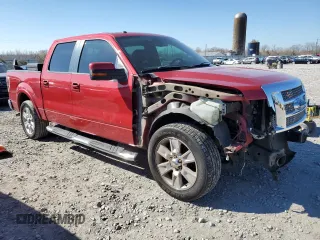 2009 Ford F-150 XL with VIN 1FTPW12V89FB40707, listed as a Copart auction lot 46809785 with 202,587 mi miles and Salvage Title. Bid and sale history available at carsss.com. Image 4.