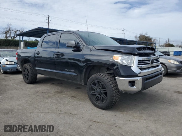 2017 Toyota Tundra SR5 with VIN 5TFEM5F13HX121163, listed as a Copart auction lot 45580715 with 72,137 mi miles and Salvage title. Bid and sale history available at DreamBid. Image 4.